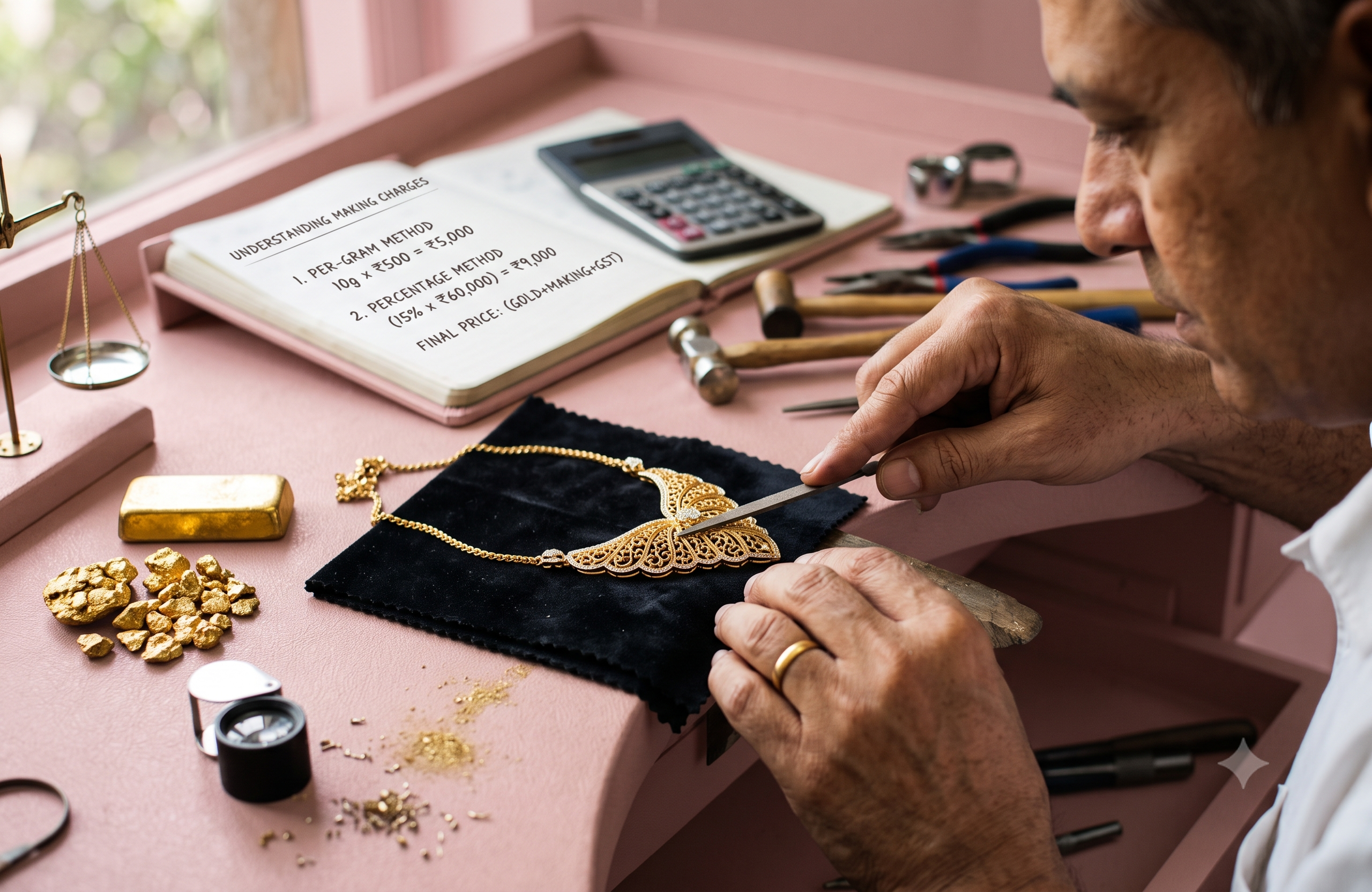 Beyond The Karat: Understanding Yellow, White, And Rose Gold Jewellery